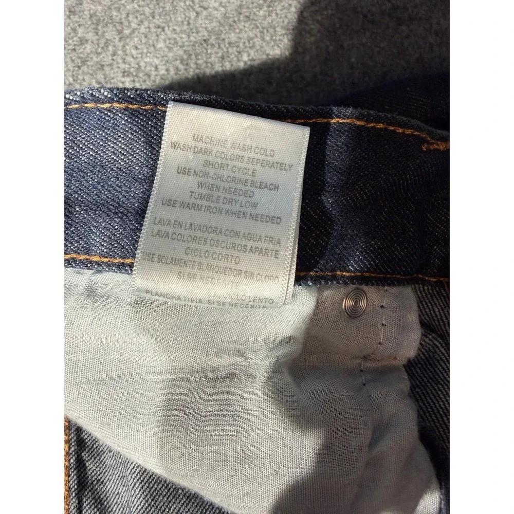 Vintage Genes 1891 Slim Fit Jeans Mens 34x30 Dark Wash Indigo Denim Pants